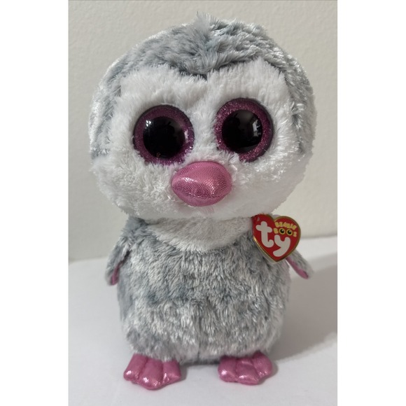 Ty Other - Ty Beanie Boos OLIVE the 8-9" Penguin Medium Buddy Plush Toy MINT with MINT TAGS
